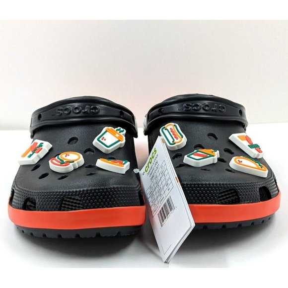 Crocs 7-Eleven X Classic Clog Black Men Slip On Sandals 208272-001 Men SZ-9 main image 8